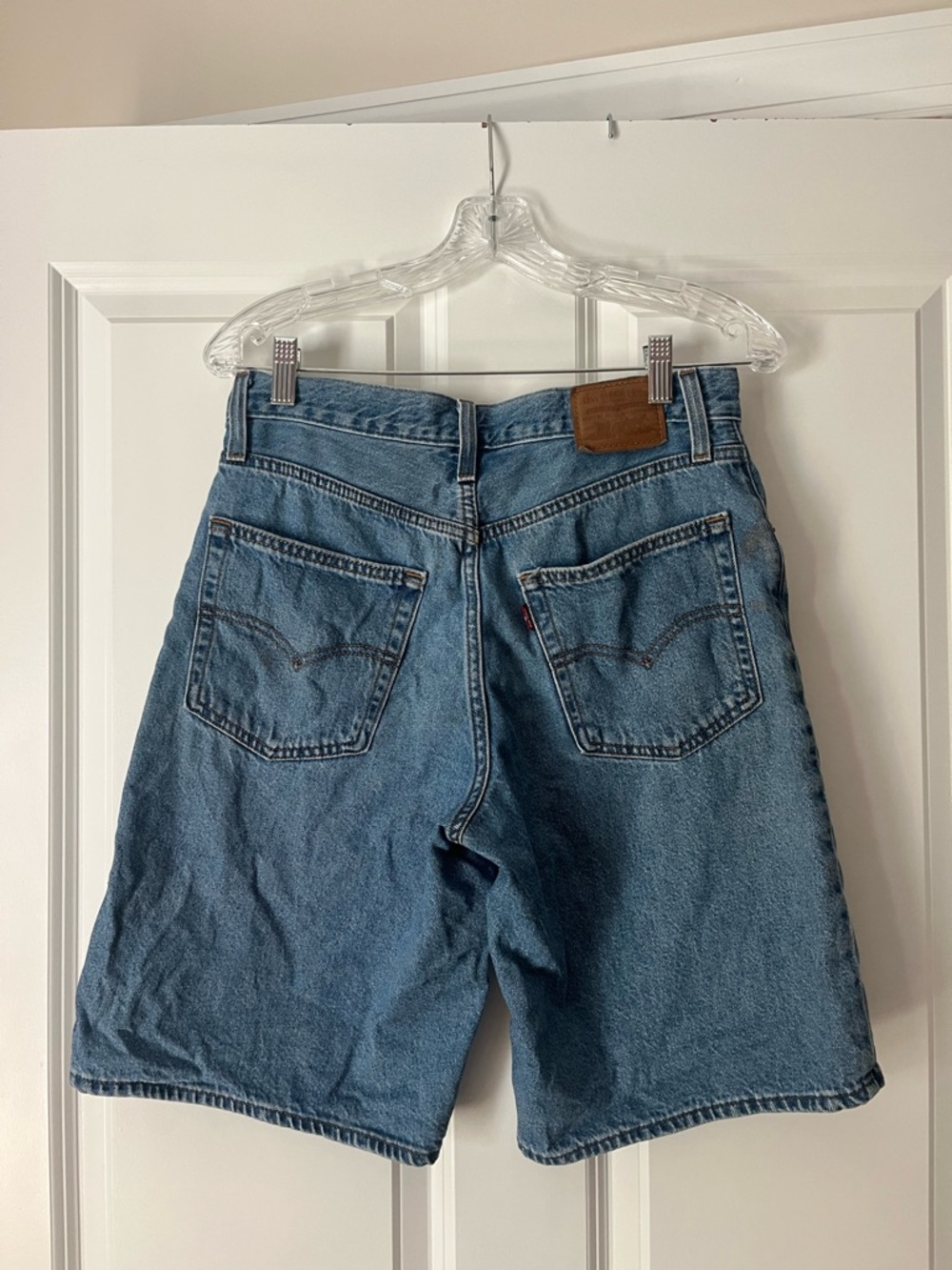 Levi's Light Blue Denim Jean Shorts - Picture 2 of 4